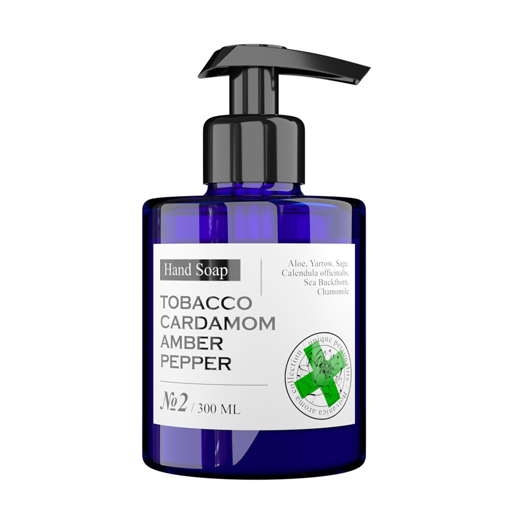 MANIAC GOURMET Мыло жидкое парфюмированное №2 Табак, Кардамон, Амбра, Черный перец 300 мл, фото 1