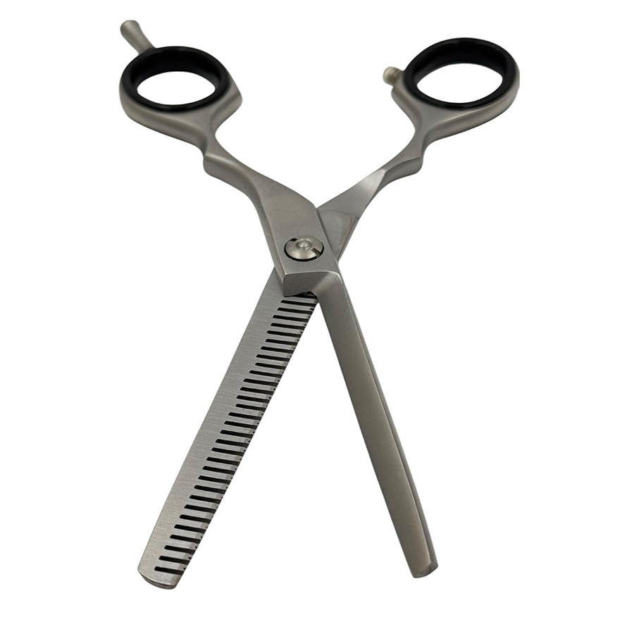 IWOU PROFESSIONAL Ножницы парикмахерские филировочные 6,5 с черными ручками, фото 4