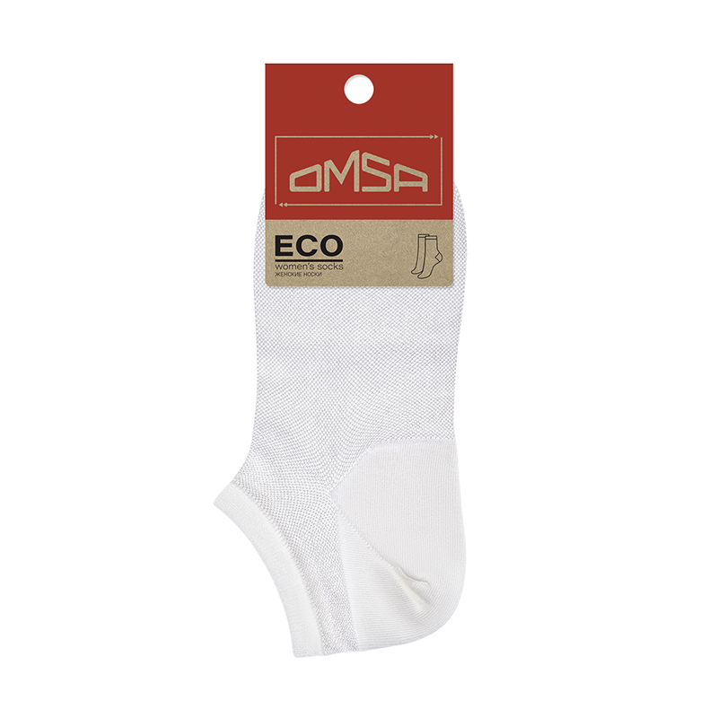 OMSA Носки суперукороченные Bianco 35-38 / ECO 251, фото 1