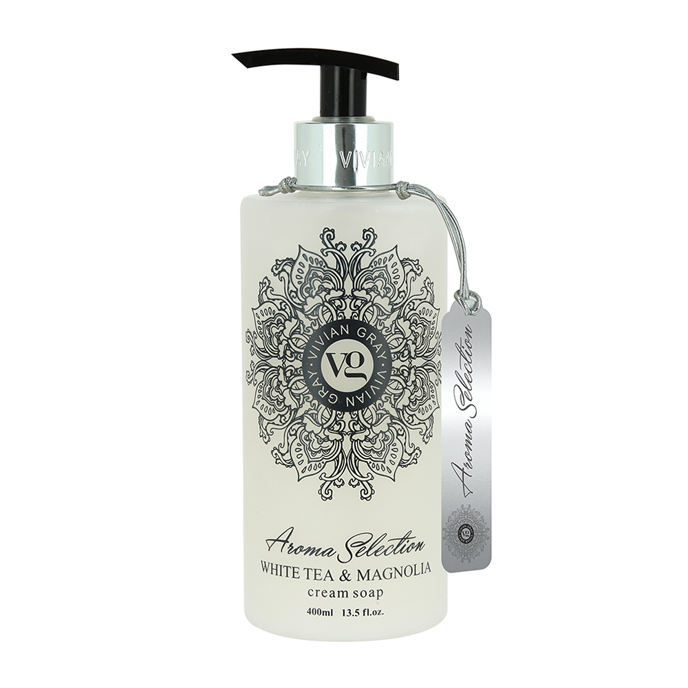 VIVIAN GRAY Крем-мыло, белый чай и магнолия / Cream Soap White Tea & Magnolia 400 мл, фото 1