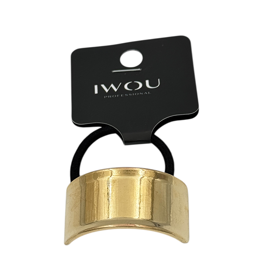 IWOU PROFESSIONAL Резинка для волос Золотой мост 1шт, фото 2