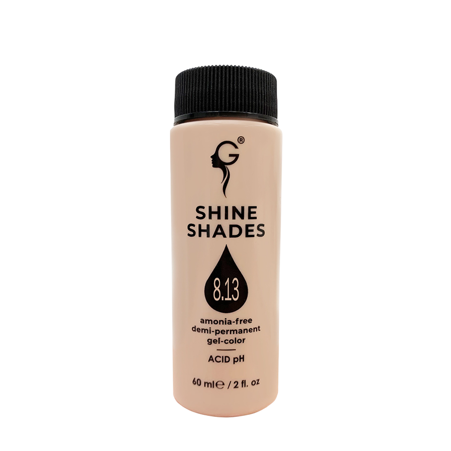 GERA Professional 8.13 гель-краситель для волос без аммиака / Shine Shades 60 мл, фото 2
