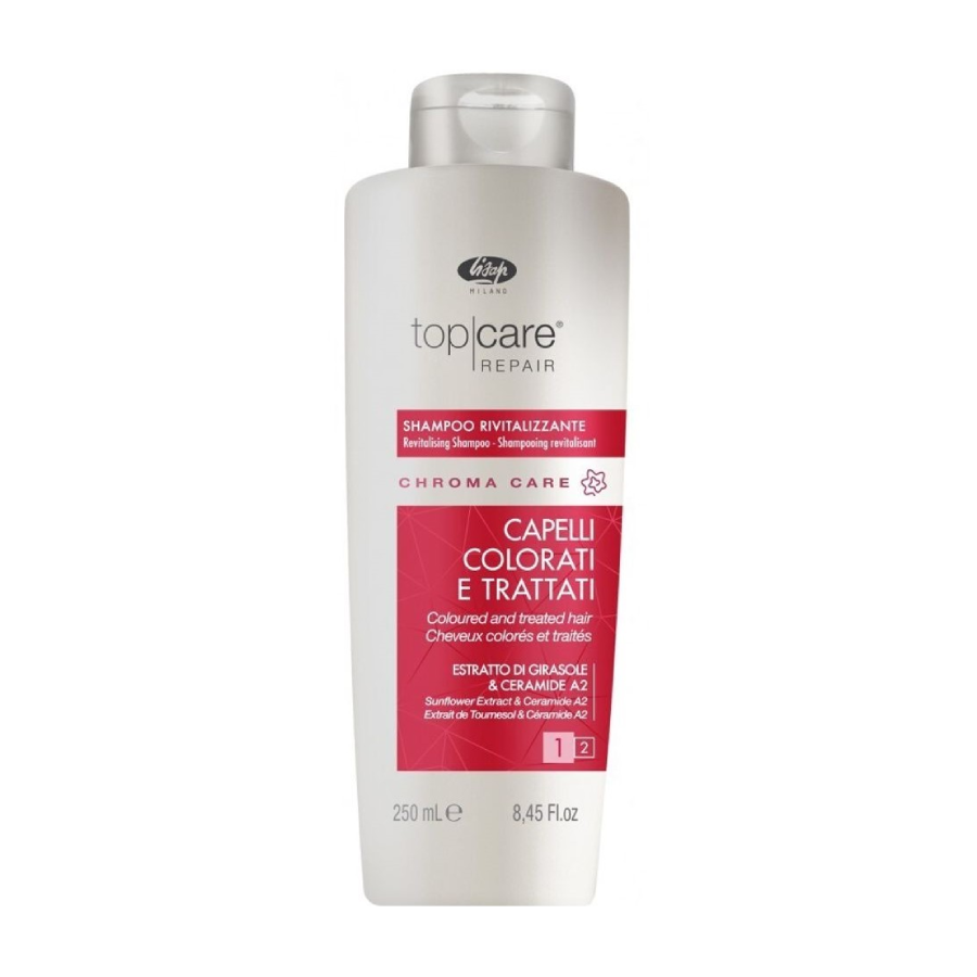 LISAP MILANO Шампунь оживляющий для окрашенных волос / Top Care Repair Chroma Care Revitalizing Shampoo 250 мл, фото 1