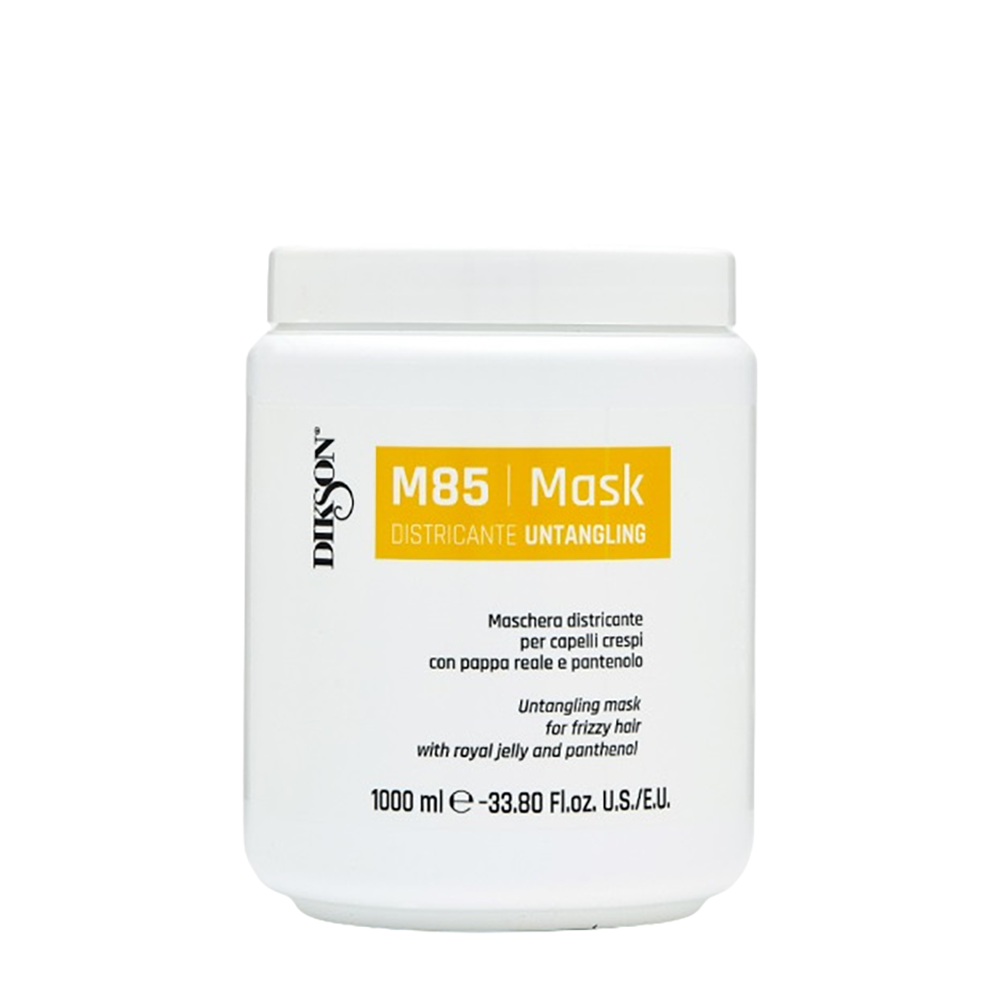 DIKSON Маска с маточным молочком и пантенолом для облегчения расчёсывания пушистых волос / MASK DISTRICANTE M85 1000 мл, фото 1
