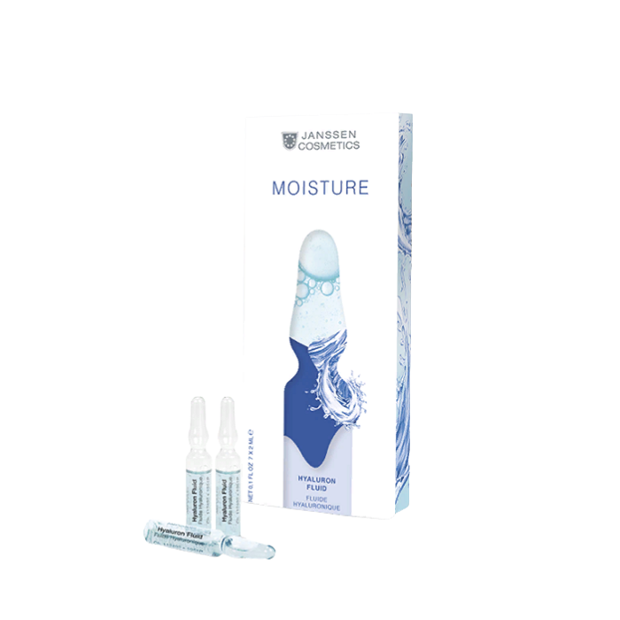 JANSSEN COSMETICS Сыворотка ультраувлажняющая с гиалуроновой кислотой / Hyaluron Fluid AMPOULES 7*2 мл, фото 1