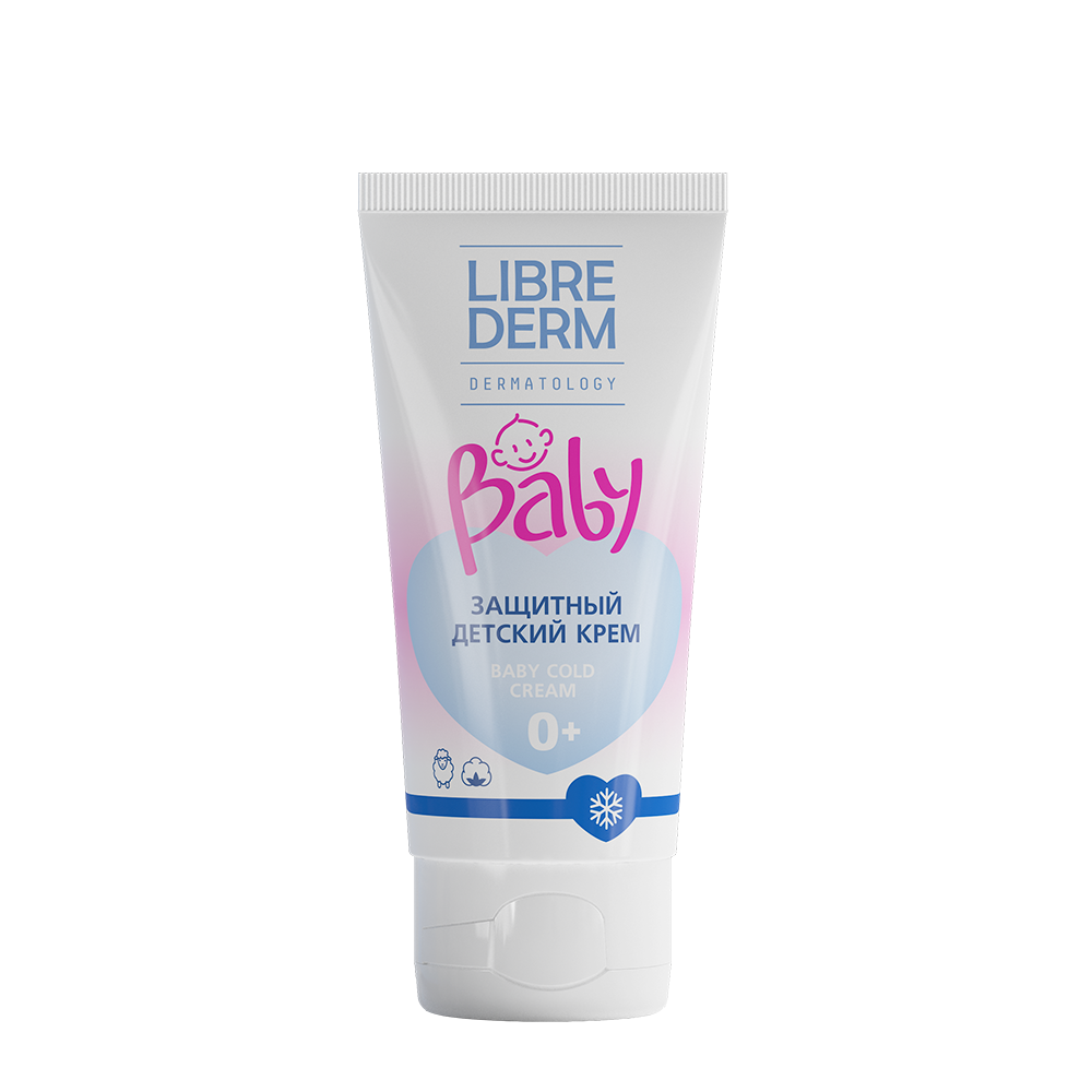 LIBREDERM Крем защитный детский с ланолином и экстрактом хлопка / Baby Cold-cream 50 мл, фото 1