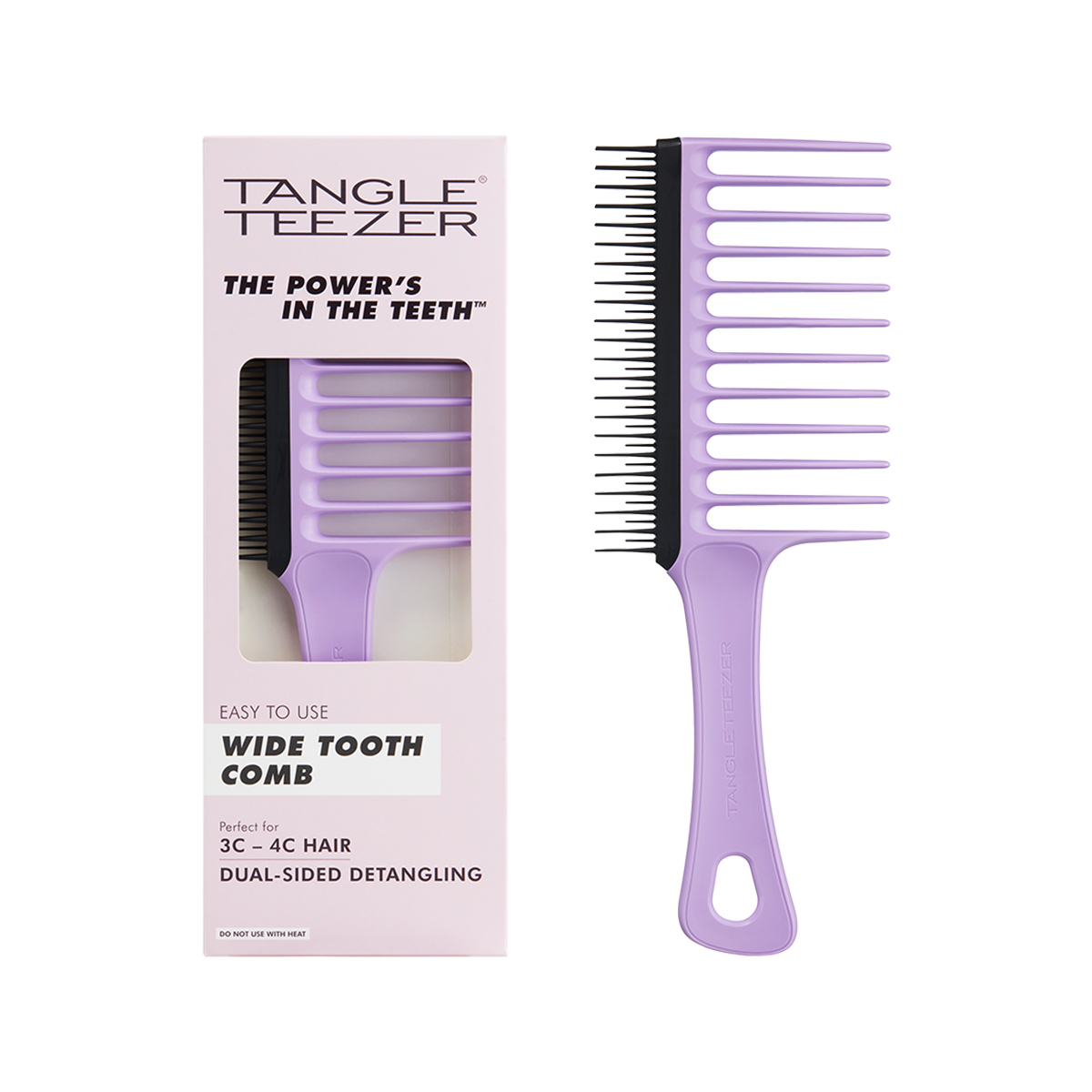 TANGLE TEEZER Расческа-гребень для волос / Wide Tooth Comb Purple Passion, фото 4