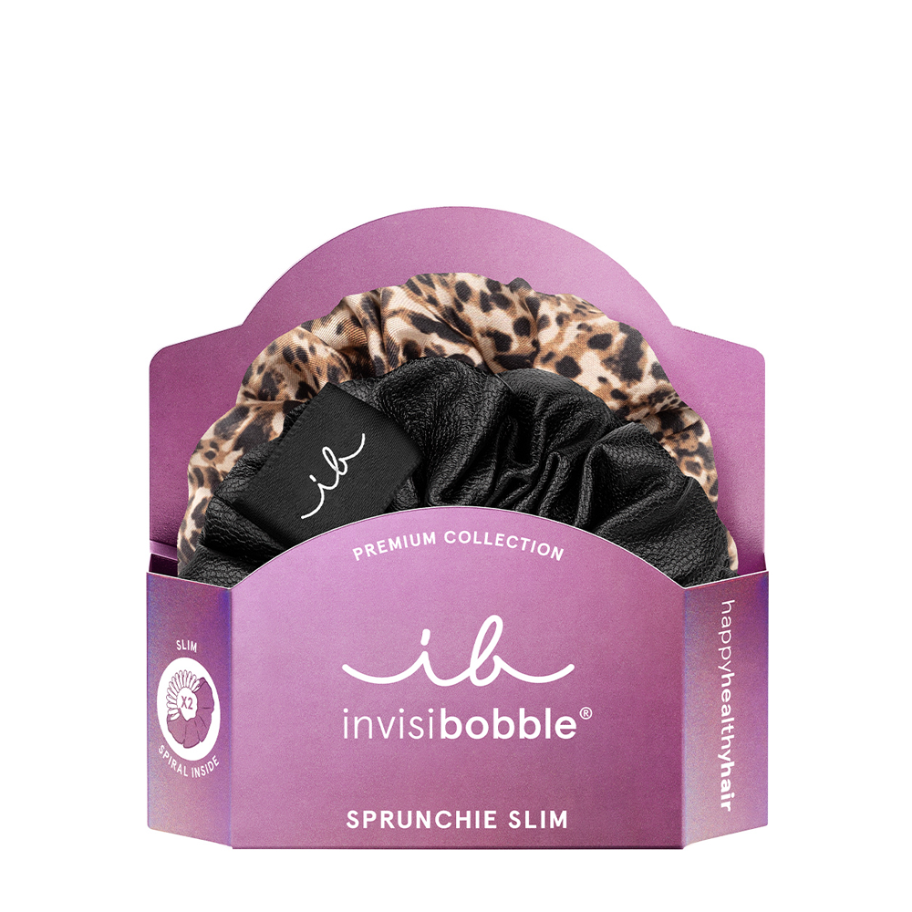 INVISIBOBBLE Резинка-браслет для волос / invisibobble SPRUNCHIE SLIM PREMIUM Leo is the New Black, фото 1