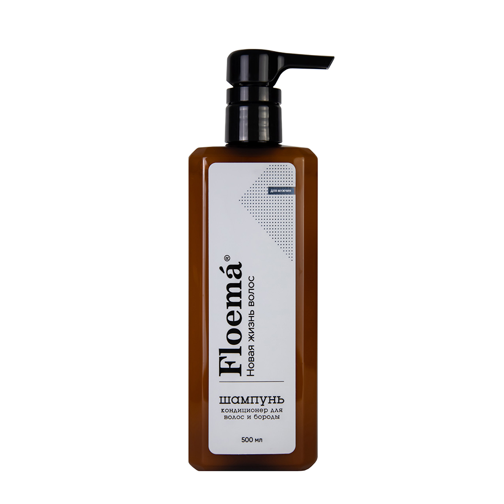 FLOEMA Шампунь-кондиционер для волос и бороды / Floema 500 мл, фото 1