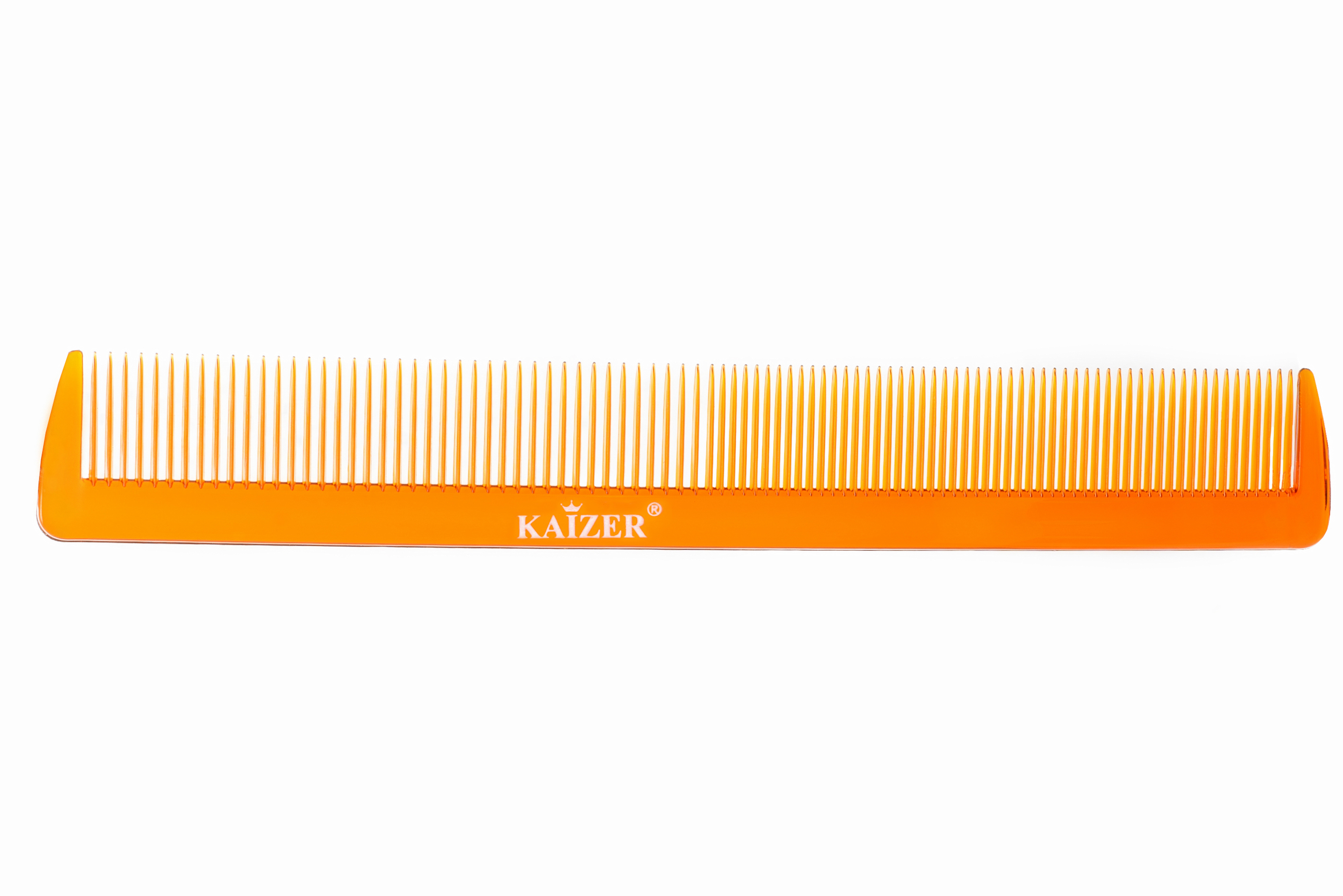 KAIZER Гребень пластиковый без ручки, двойной, цвет коричневый, фото 2