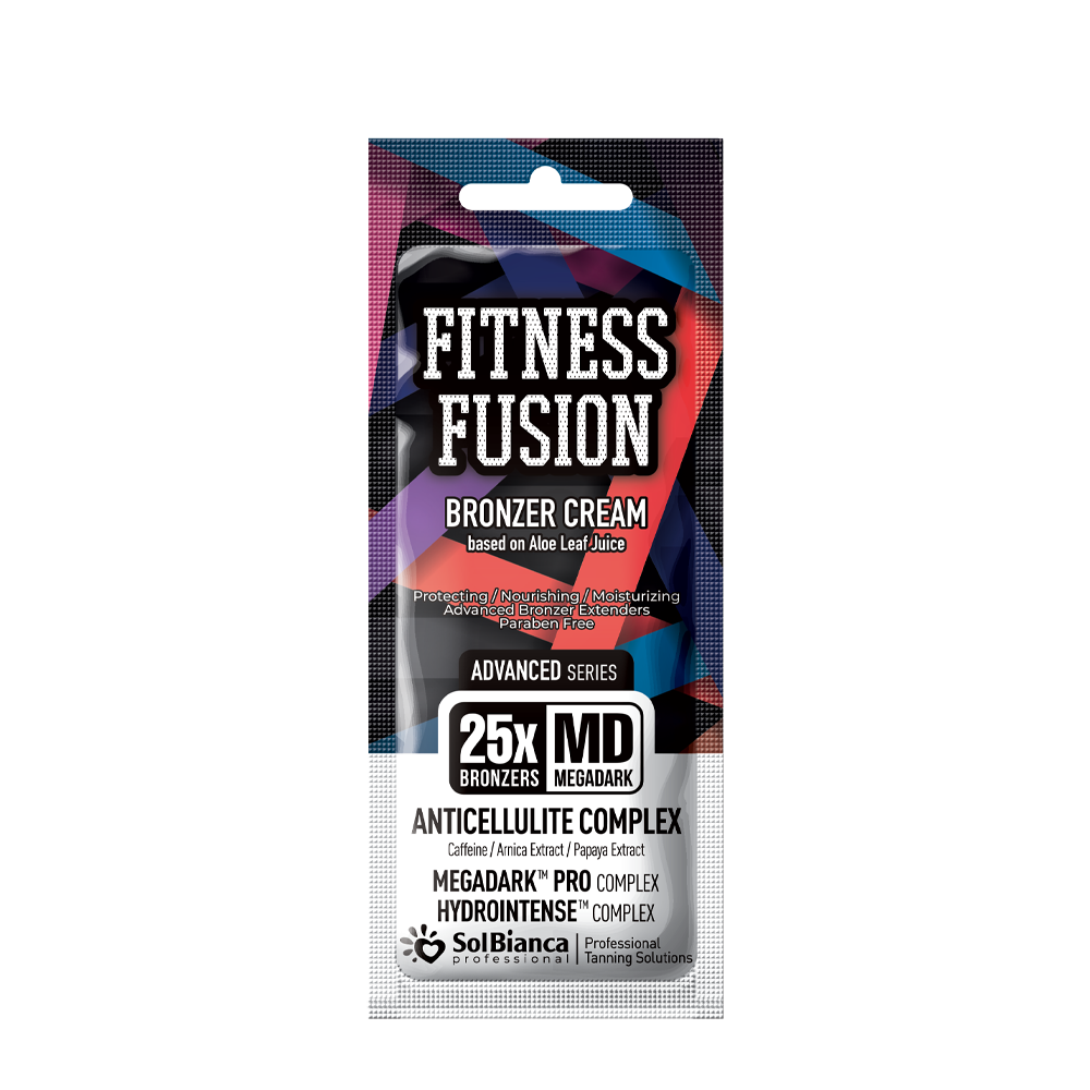 SOLBIANCA Крем-автозагар с кофеином, экстрактами арники и папайи / Fitness Fusion 25х bronzer 15 мл, фото 1