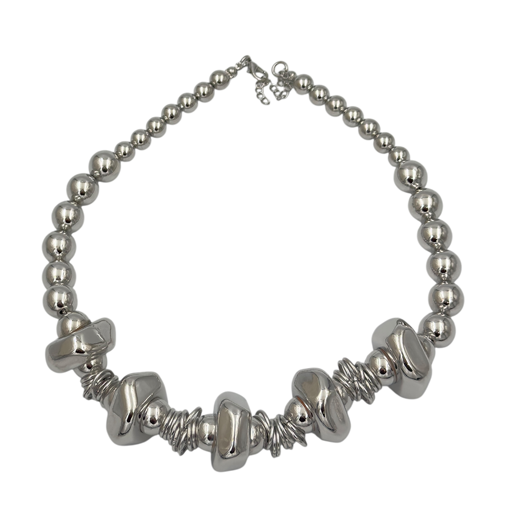 IWOU PROFESSIONAL Ожерелье Болты в серебре, фото 1