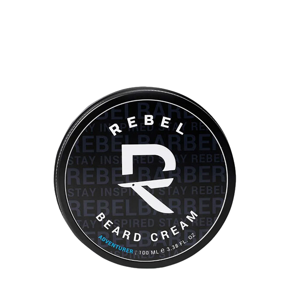 REBEL BARBER Крем премиальный для бороды и усов / Adventurer 100 мл, фото 1