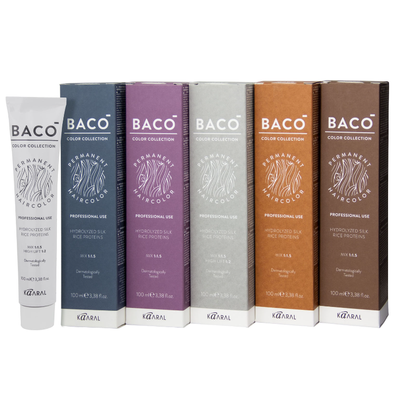 KAARAL 4.00 краска для волос, каштановый интенсивный  / Baco COLOR 100 мл, фото 6