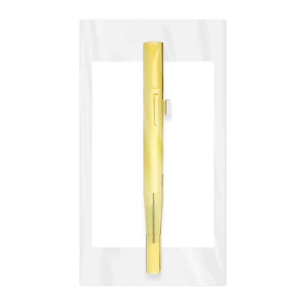 INNOVATOR COSMETICS Щеточка многофункциональная для бровей и ресниц, 1.0 мм жёлтая / Baby Brush, фото 4