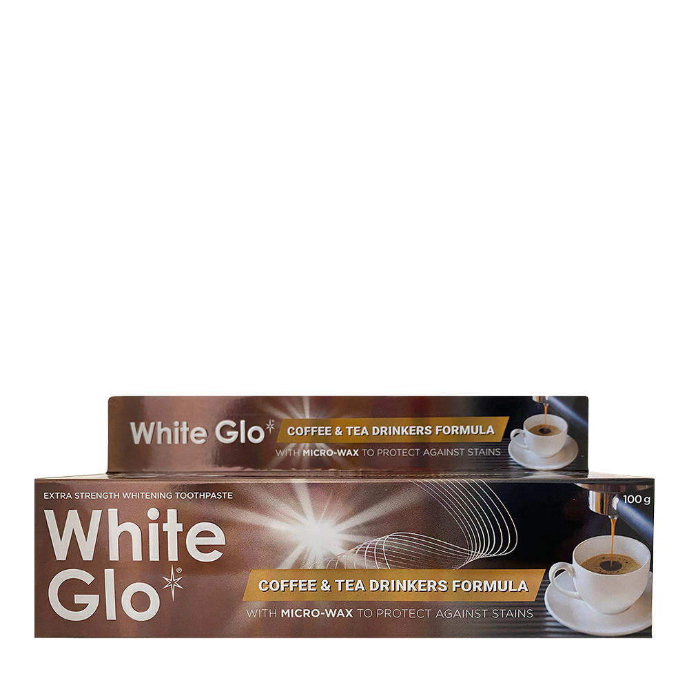WHITE GLO Паста зубная отбеливающая для любителей кофе и чая / White Glo 100 гр, фото 3