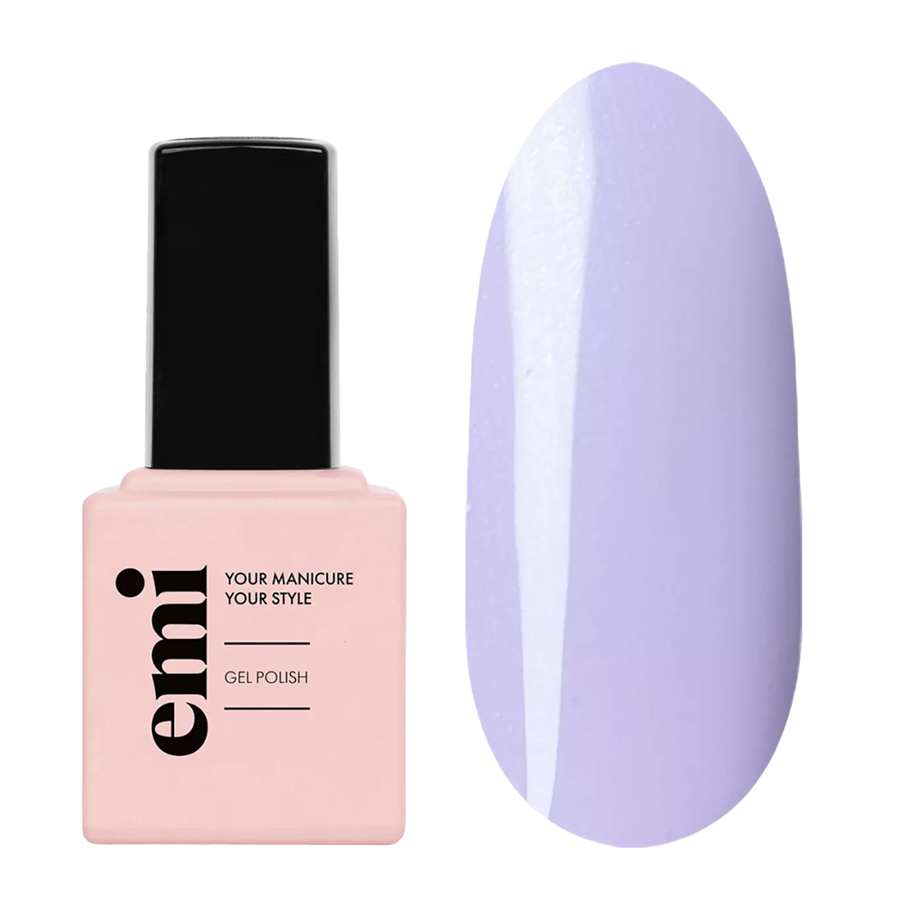E.MI 155 WEC гель-лак для ногтей, Лиловый атлас / E.MiLac 9 мл, фото 1
