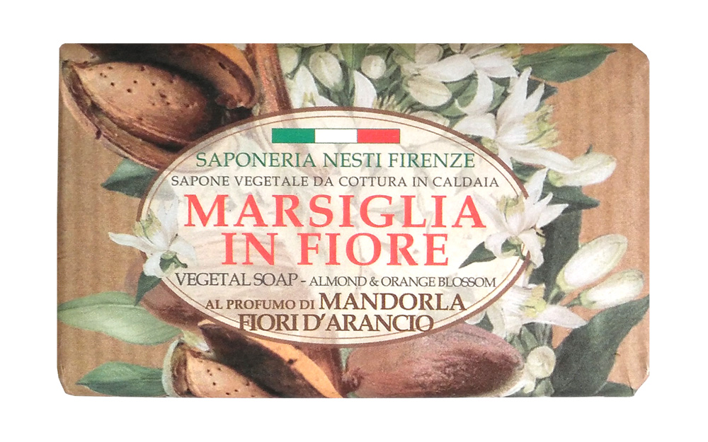 NESTI DANTE Мыло Миндаль и цветы апельсина / Almond & Orange Flowers 125 г, фото 1