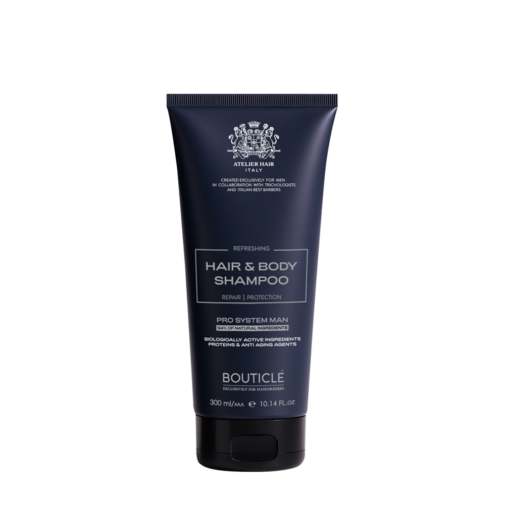 BOUTICLE Шампунь для волос и тела для мужчин / MAN HAIR AND BODY SHAMPOO 300 мл, фото 1