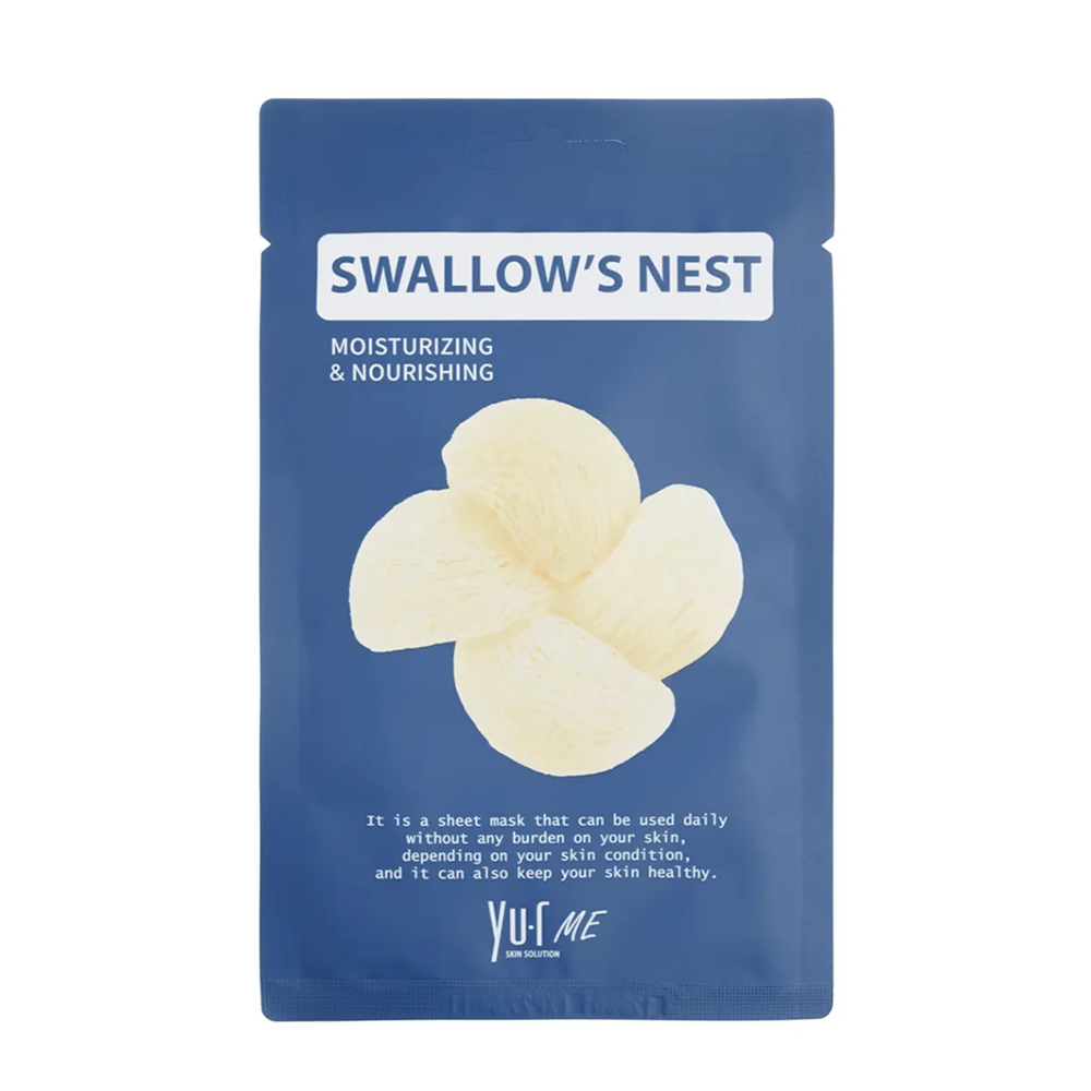 YU.R Маска для лица с экстрактом ласточкиного гнезда / Yu.r Me Swallow's Nest Sheet Mask 25 гр, фото 1