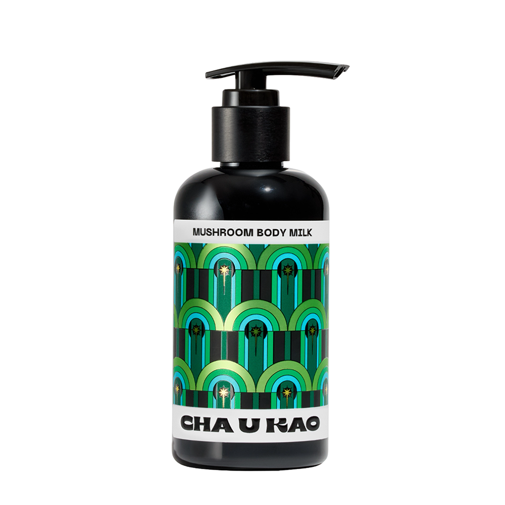 CHA U KAO Молочко увлажняющее для тела / MUSHROOM body milk: OUTSIDE 200 мл, фото 1