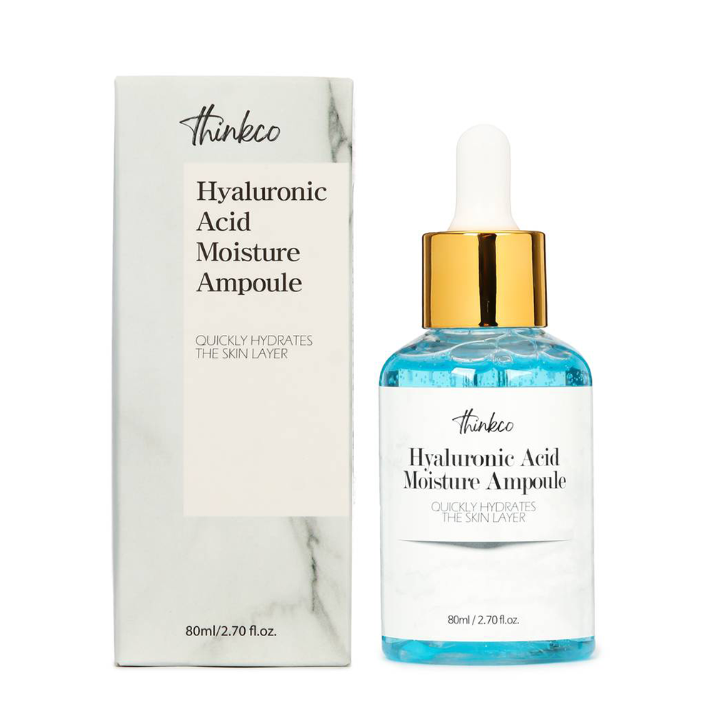 THINKCO Сыворотка увлажняющая с гиалуроновой кислотой / Thinkco Hyaluronic Acid Moisture Ampoule 80 мл, фото 2