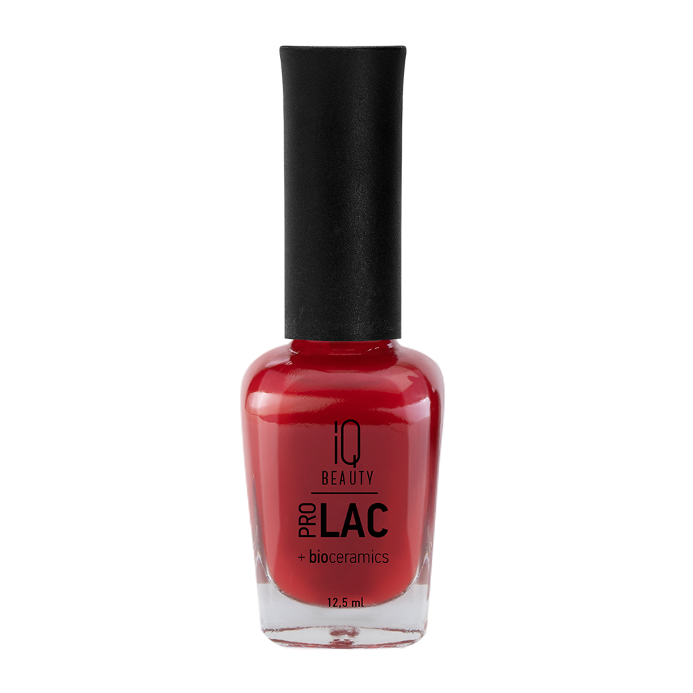 IQ BEAUTY 022 лак для ногтей укрепляющий с биокерамикой / Nail polish PROLAC + bioceramics 12.5 мл, фото 1