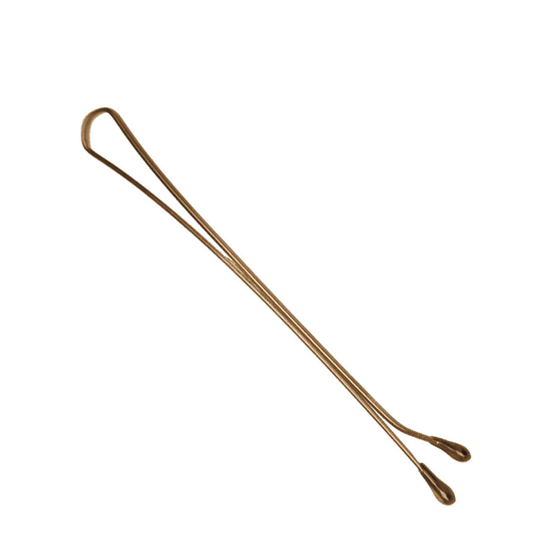 DEWAL PROFESSIONAL Невидимки коричневые, прямые 50 мм, 24 шт/уп (на блистере), фото 1