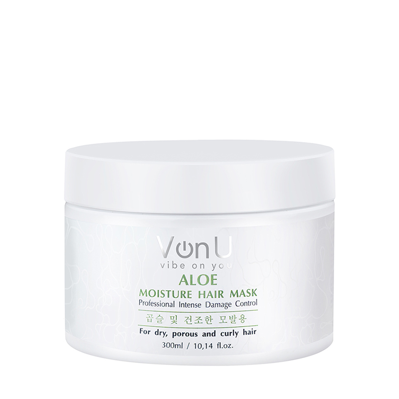 VON-U Маска увлажняющая для волос с алоэ вера / ALOE Moisture Hair Mask 300 мл, фото 1