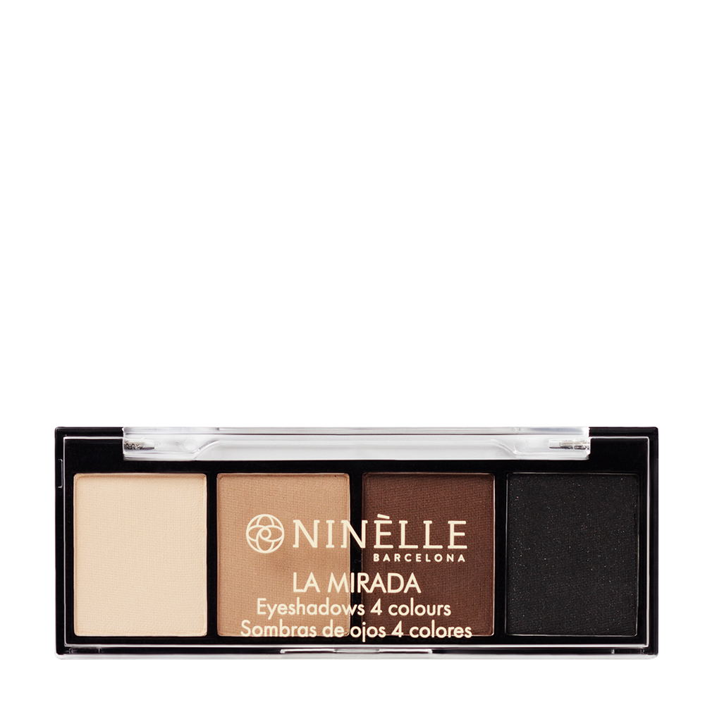 NINELLE Тени для век 4 оттенка, №501 базовый матовый / LA MIRADA 3,2 гр, фото 1