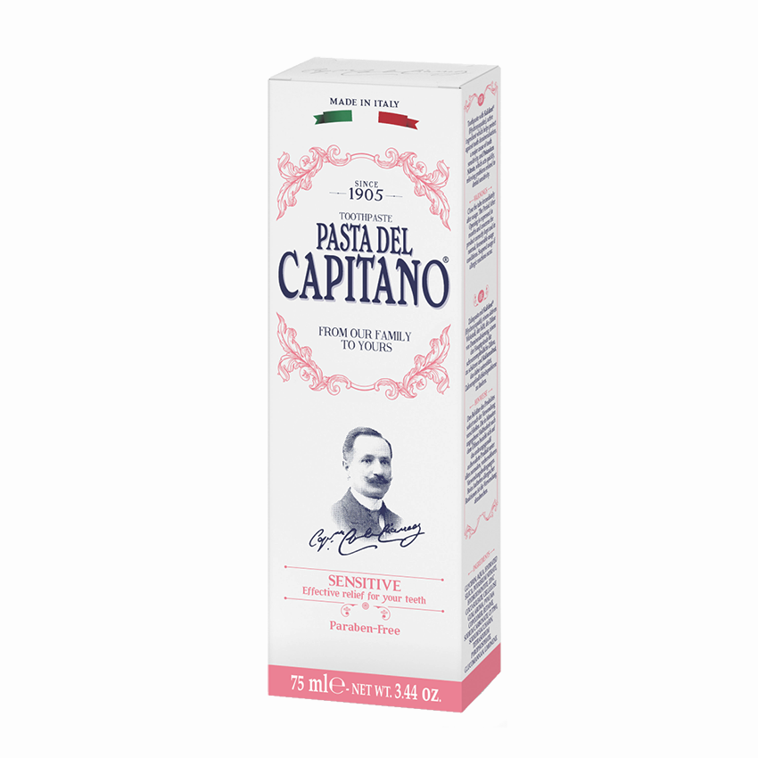 PASTA DEL CAPITANO Паста зубная для чувствительных зубов / 1905 Sensitive 75 мл, фото 2