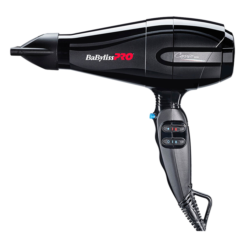 BABYLISS PRO Фен BaByliss Pro Caruso черный, ионизация, 2 насадки 2400 Вт, фото 1