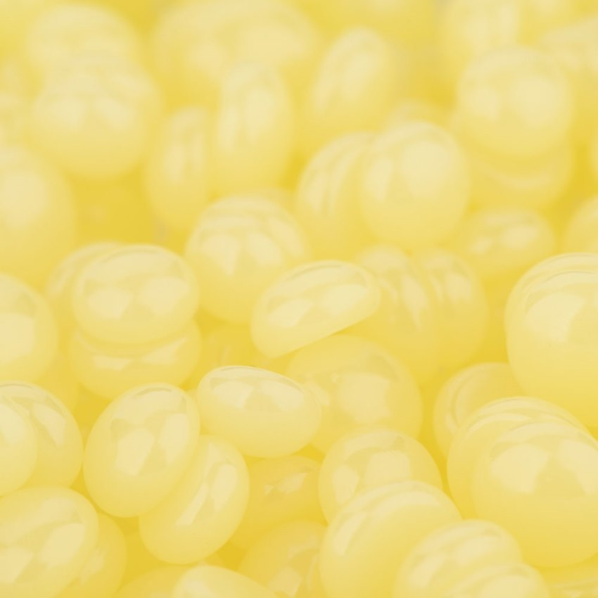 LILU Воск полимерный в гранулах, полупрозрачный Mango / LILU 700 гр, фото 3