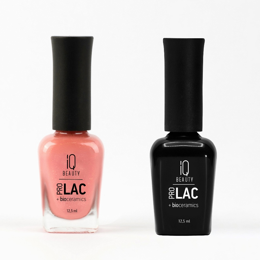 IQ BEAUTY 091 лак для ногтей укрепляющий с биокерамикой / Nail Polish PROLAC+bioceramics 12,5 мл, фото 6