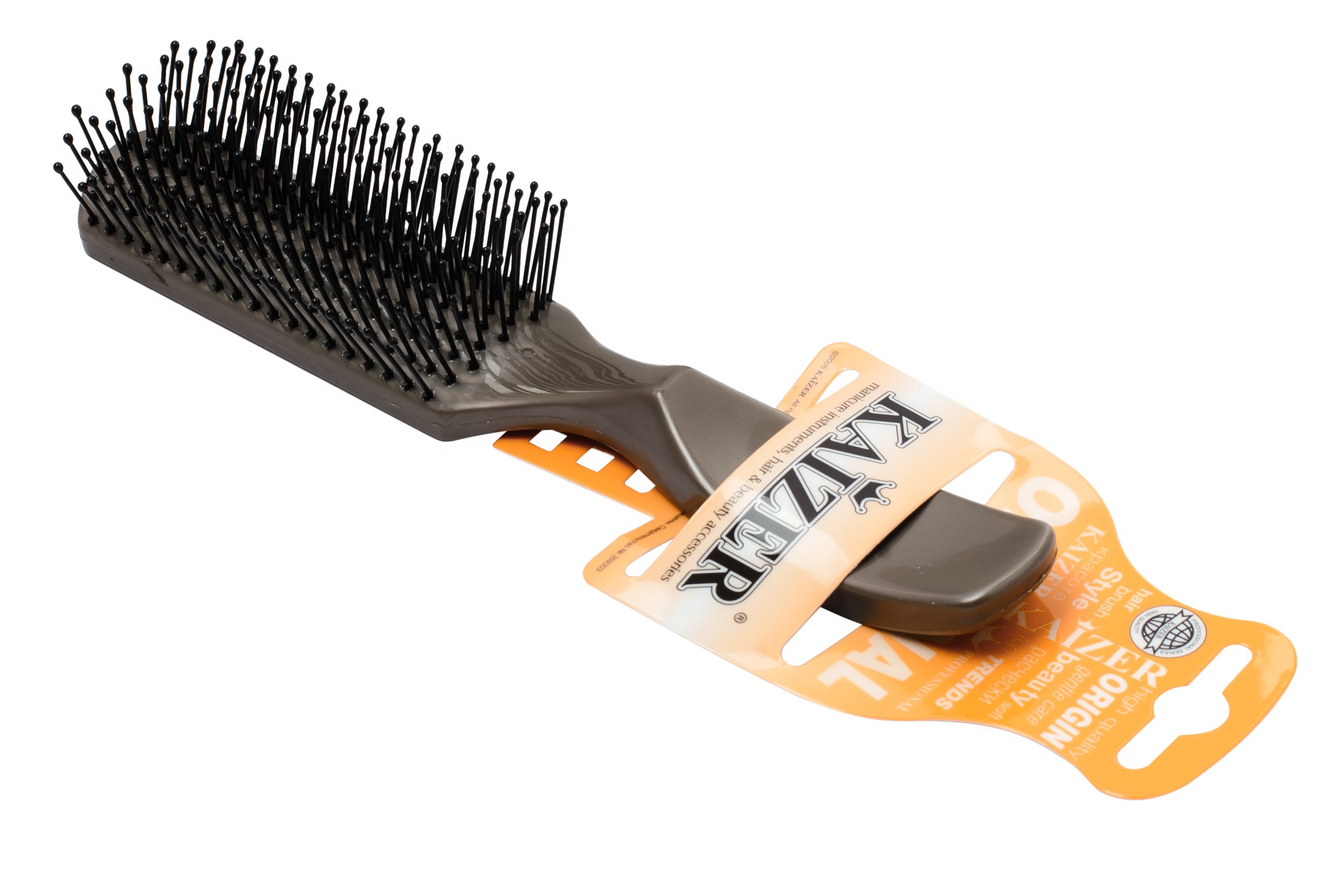 KAIZER Расческа массажная, изогнутая ручка, цвет ассорти, фото 7