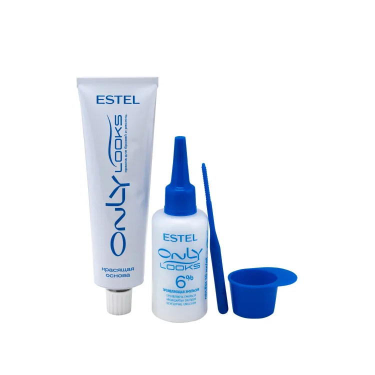 ESTEL PROFESSIONAL Краска для бровей и ресниц, графит / Only Looks, фото 3