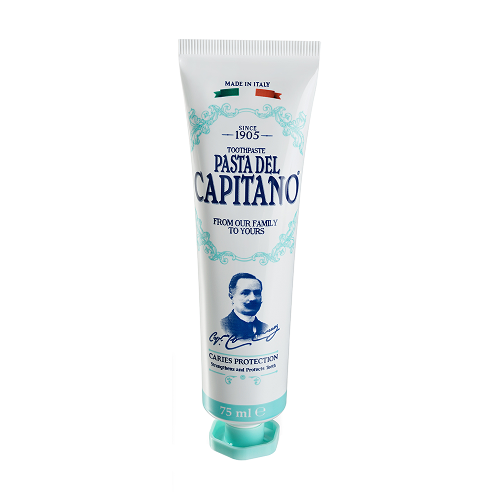 PASTA DEL CAPITANO Паста зубная полная защита от кариеса / 1905 Caries Protection 75 мл, фото 1