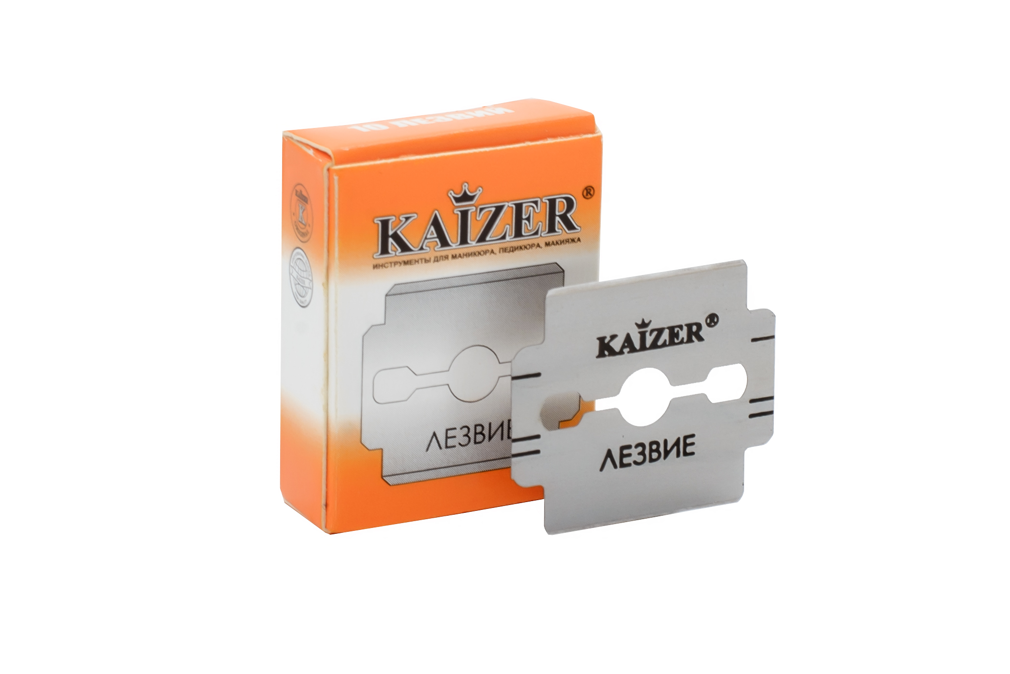 KAIZER Скребок для пяток с запасными лезвиями, цвет белый, фото 4