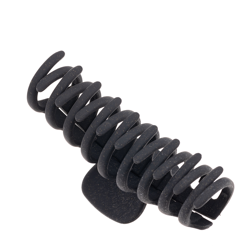 DEWAL BEAUTY Заколка-краб для волос большая, овал, черная 1 шт, фото 2