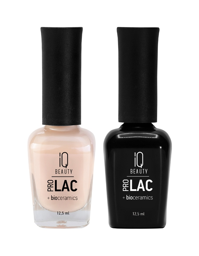 IQ BEAUTY 005 лак для ногтей укрепляющий с биокерамикой / Nail polish PROLAC + bioceramics 12.5 мл, фото 4