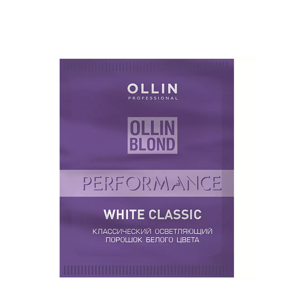 OLLIN PROFESSIONAL Порошок осветляющий классический белого цвета / White Classic BLOND PERFORMANCE 30 гр, фото 1