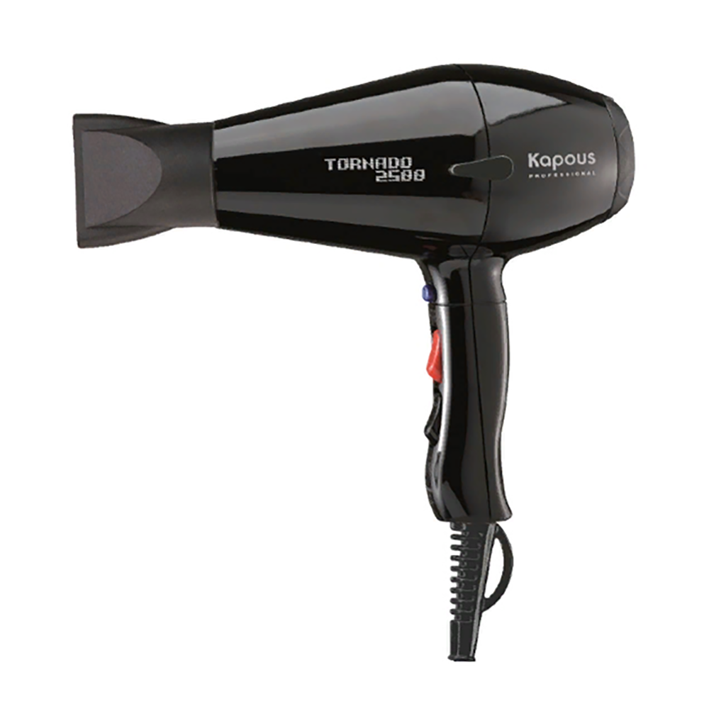 KAPOUS Фен профессиональный Kapous Tornado 2500, черный, фото 1