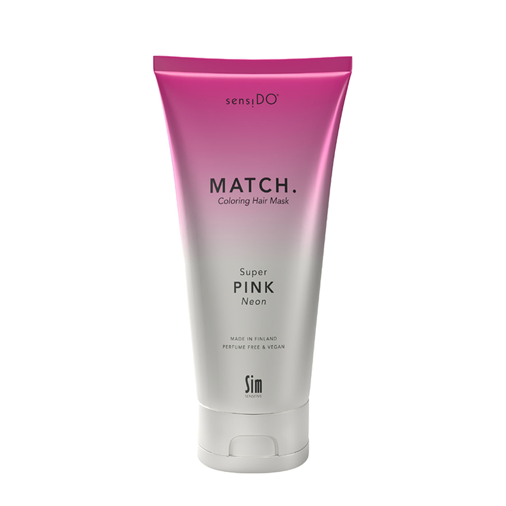SIM SENSITIVE Маска оттеночная неоновая розовая / SensiDo Match Super Pink 200 мл, фото 1