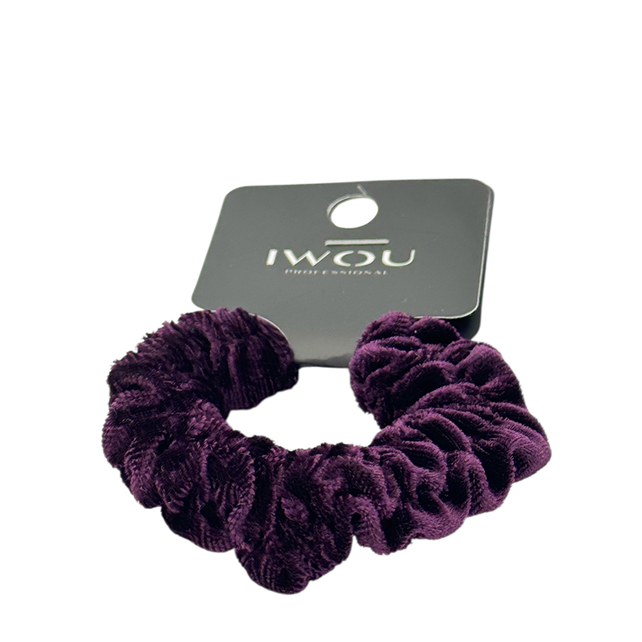 IWOU PROFESSIONAL Резинка для волос Каракуль фиолетовая 1шт, фото 2