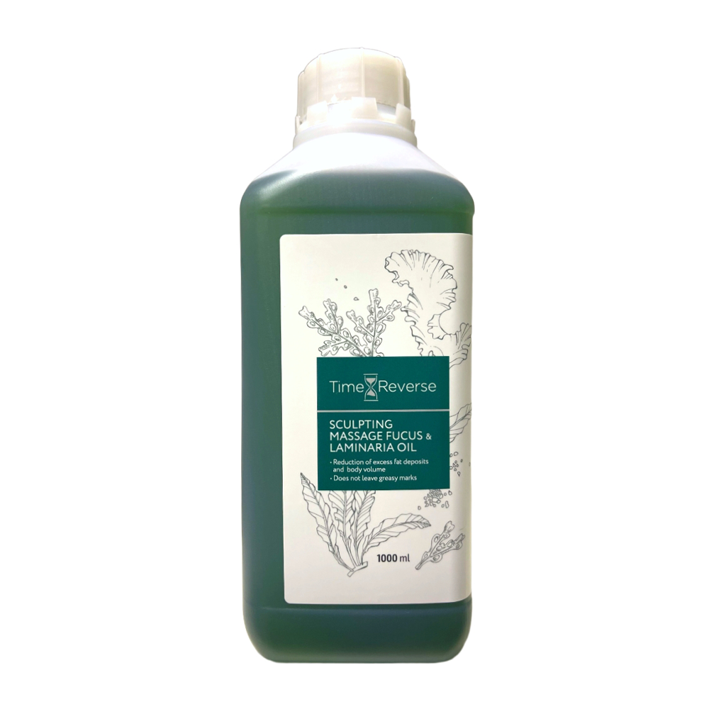 BEAUTY STYLE Масло массажное моделирующее на основе масла фукуса и ламинарии / TIME REVERSE Thalasso 1000 мл, фото 1