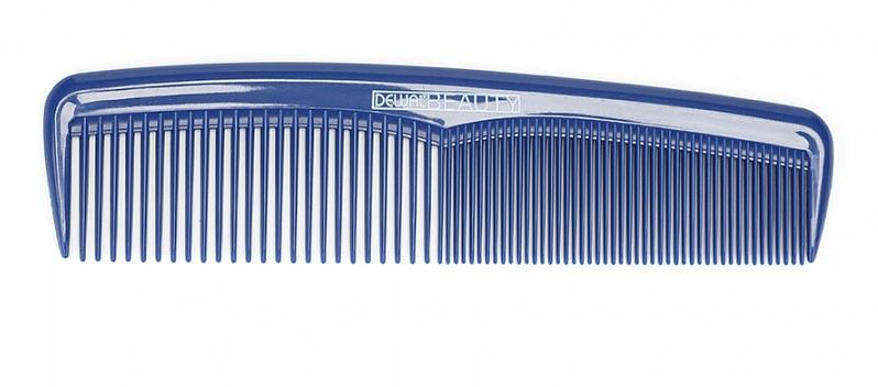 DEWAL BEAUTY Расческа карманная, синяя 13,5 см, фото 1