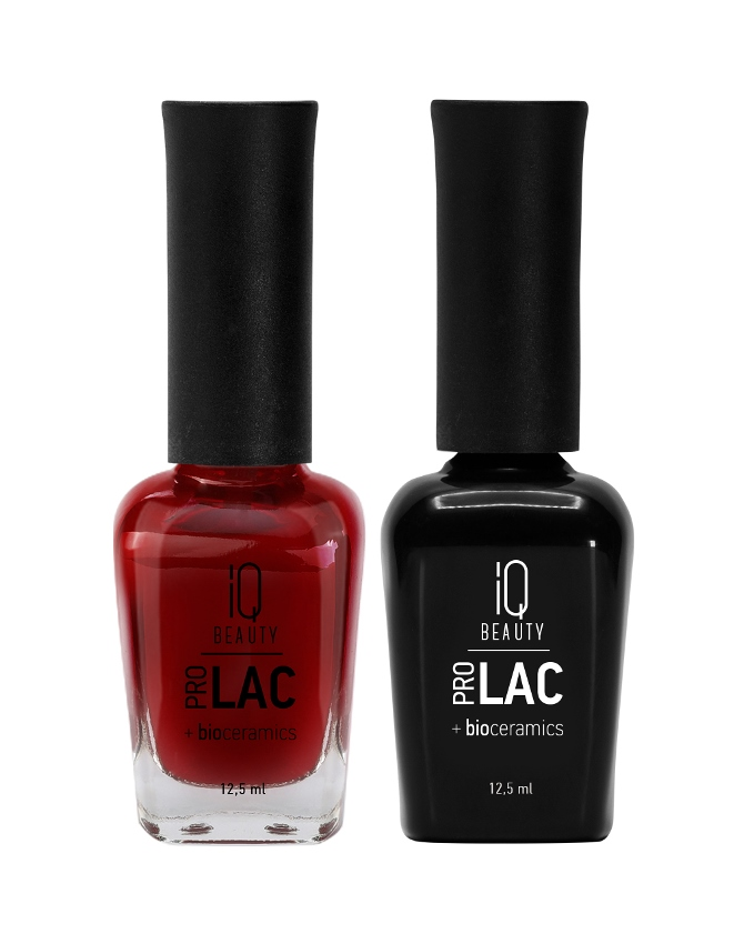IQ BEAUTY 023 лак для ногтей укрепляющий с биокерамикой / Nail polish PROLAC + bioceramics 12.5 мл, фото 4