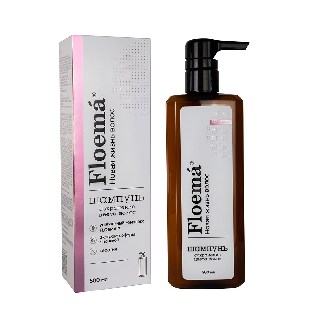 FLOEMA Шампунь для сохранения цвета волос / Floema 500 мл, фото 2