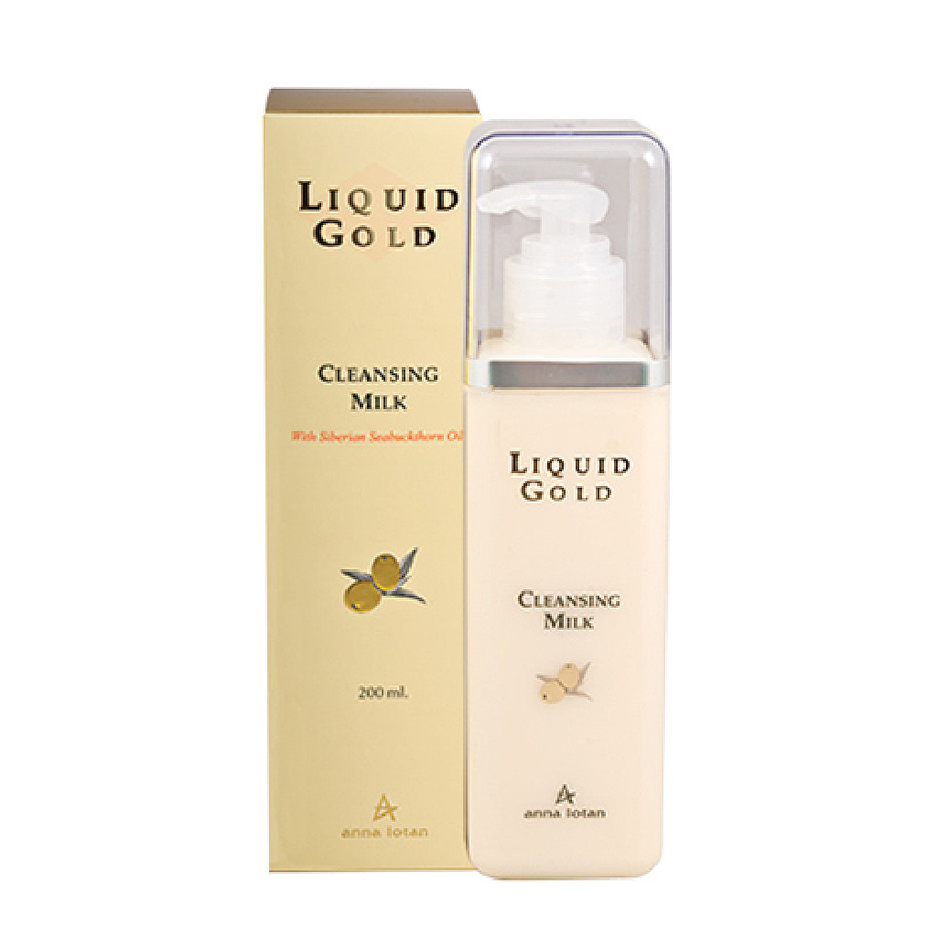 ANNA LOTAN Молочко очищающее Золотое / Cleansing Milk LIQUID GOLD 200 мл, фото 2