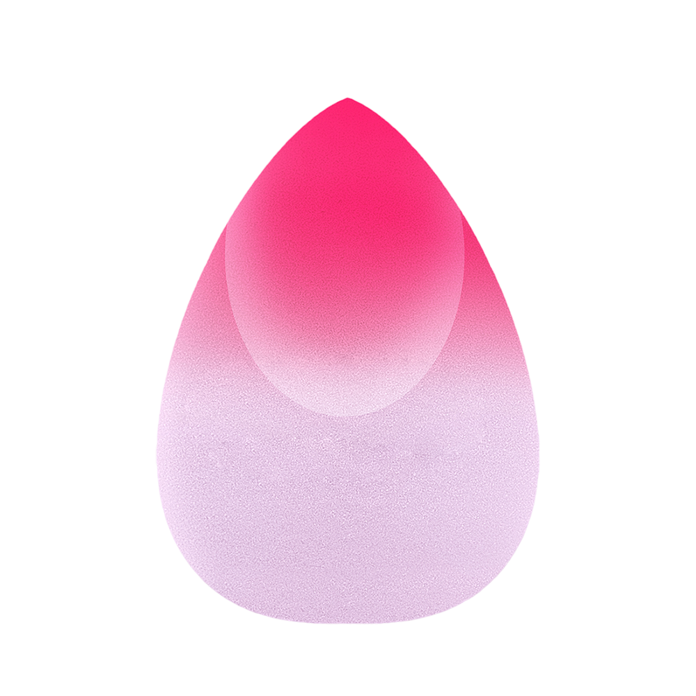 SOLOMEYA Спонж косметический для макияжа меняющий цвет, в упаковке-яйцо / Color Changing blending sponge Purple-pink 1 шт, фото 3